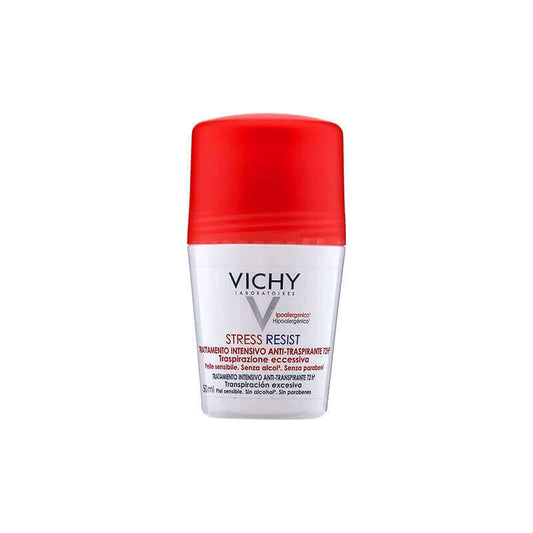 Vichy 72H Bille Stress Resist Deo Roll 50 ml (Red) to get rid of perspirant